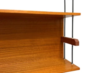 Mid-Century Modern Wall Mounted Shelf by Walter Wirtz for Wilhelm Renz, 1960s